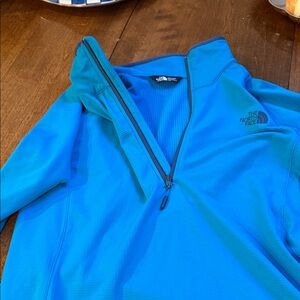 The North Face Vibrant Blue Half-Zip Top